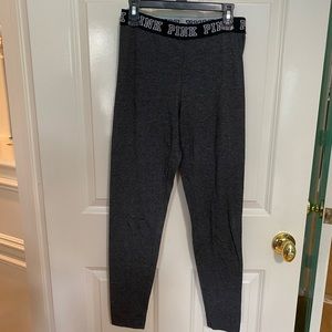 pink | gray leggings